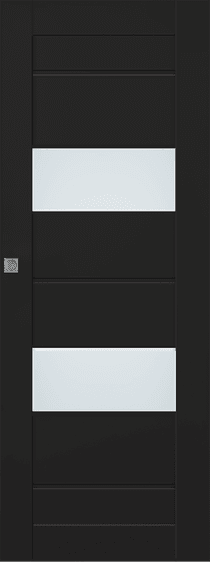 VITA VETRO BLACK MATTE MAGIC BELLDINNI MODERN INTERIOR DOOR - 1