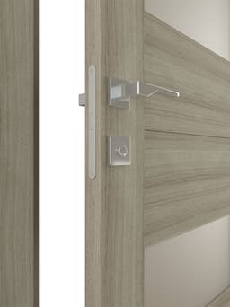 BERTA VETRO SHAMBOR DOUBLE INVISIBLE METAL FRAME BELLDINNI MODERN INTERIOR DOOR - 3