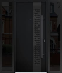 Single Modern Steel Exterior Door Deux 6078 - 3