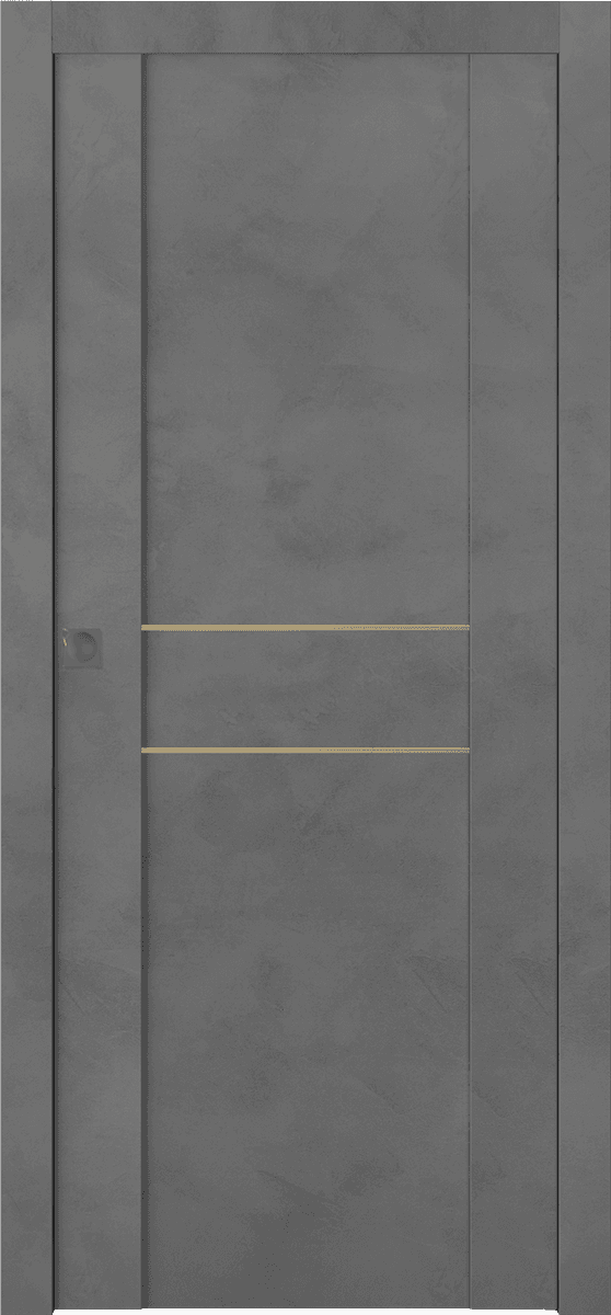 AVON 01 2HN GOLD DARK URBAN POCKET DOORS BELLDINNI MODERN INTERIOR DOOR - 1