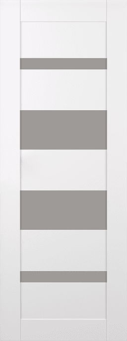 MIRELLA VETRO BIANCO NOBLE SLAB BELLDINNI MODERN INTERIOR DOOR - 1