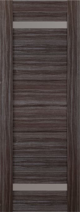 PERLA VETRO GRAY OAK SLAB BELLDINNI MODERN INTERIOR DOOR - 1