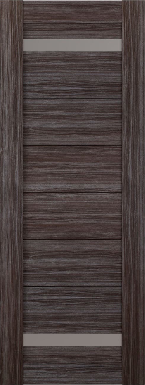 PERLA VETRO GRAY OAK SLAB BELLDINNI MODERN INTERIOR DOOR - 1