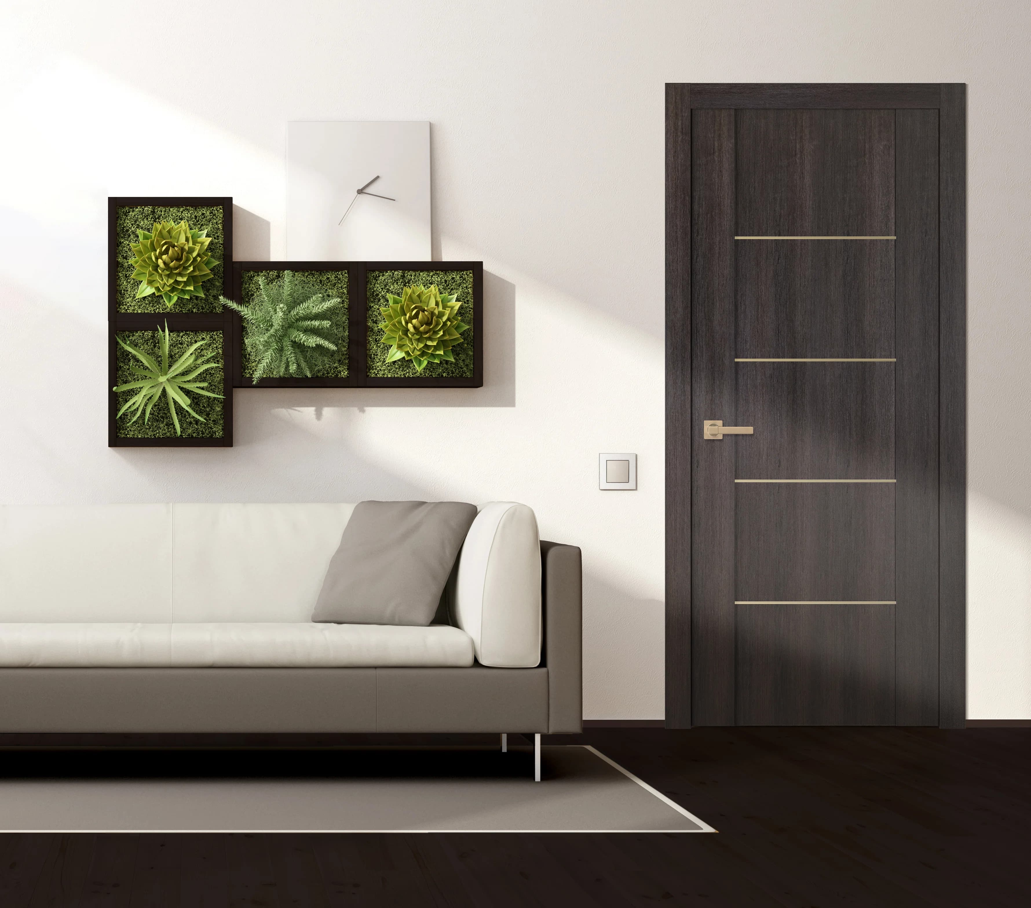 AVON 01 4H GOLD VERALINGA OAK SWING BELLDINNI MODERN INTERIOR DOOR - 2