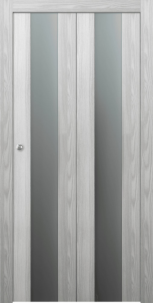 AVON 202 VETRO RIBEIRA ASH BI-FOLD BELLDINNI MODERN INTERIOR DOOR - 1