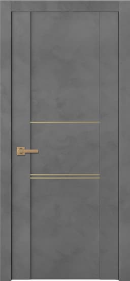 AVON 01 3H GOLD DARK URBAN SWING BELLDINNI MODERN INTERIOR DOOR - 1