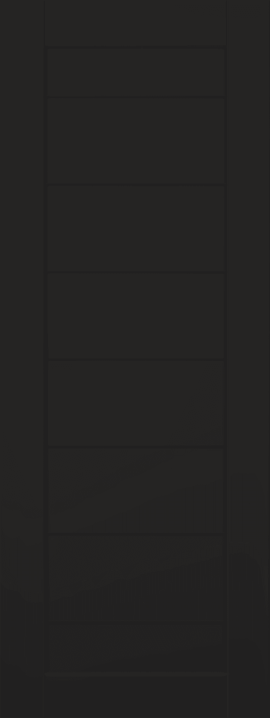 ERMI BLACK MATTE SLAB BELLDINNI MODERN INTERIOR DOOR - 1