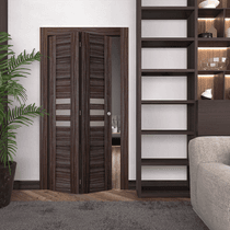 DOME VETRO GRAY OAK BI-FOLD BELLDINNI MODERN INTERIOR DOOR - 2