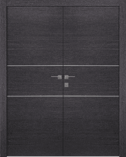AVANTI 2H BLACK APRICOT CLOSET BELLDINNI MODERN INTERIOR DOOR - 1