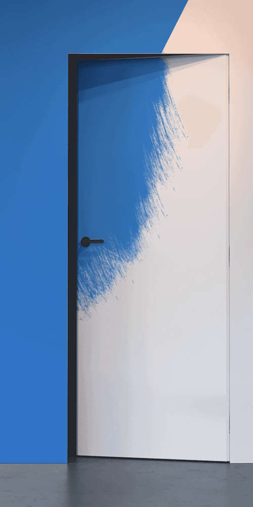 Primed Door Frameless Belldinni Modern Interior Door - 6