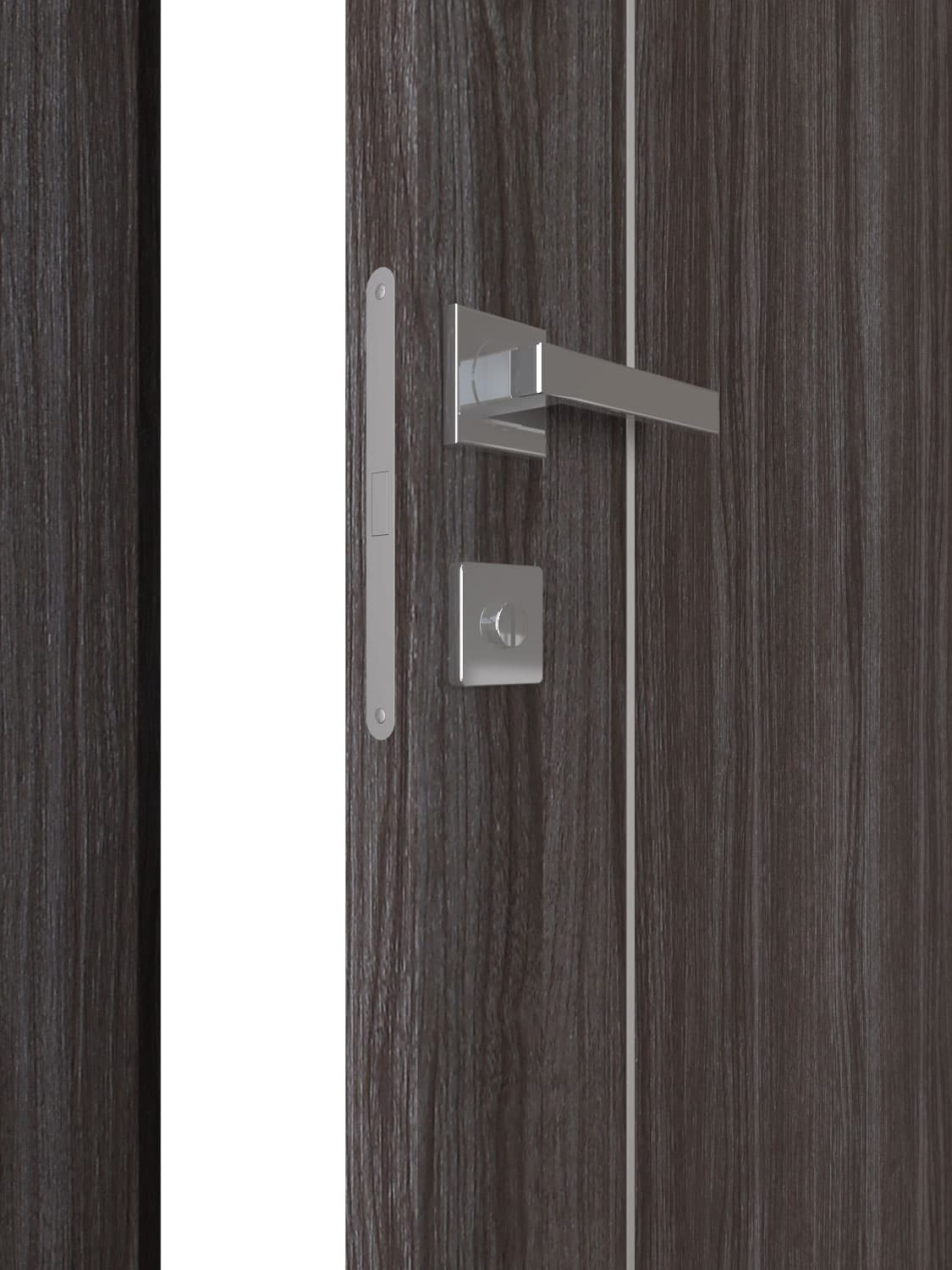 UNICA 2U GRAY OAK DOUBLE BELLDINNI MODERN INTERIOR DOOR - 3