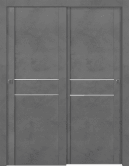 AVON 01 2HN DARK URBAN BYPASS DOORS BELLDINNI MODERN INTERIOR DOOR - 1