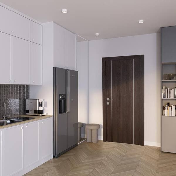 OPTIMA 2U VERALINGA OAK POCKET DOORS BELLDINNI MODERN INTERIOR DOOR - 2