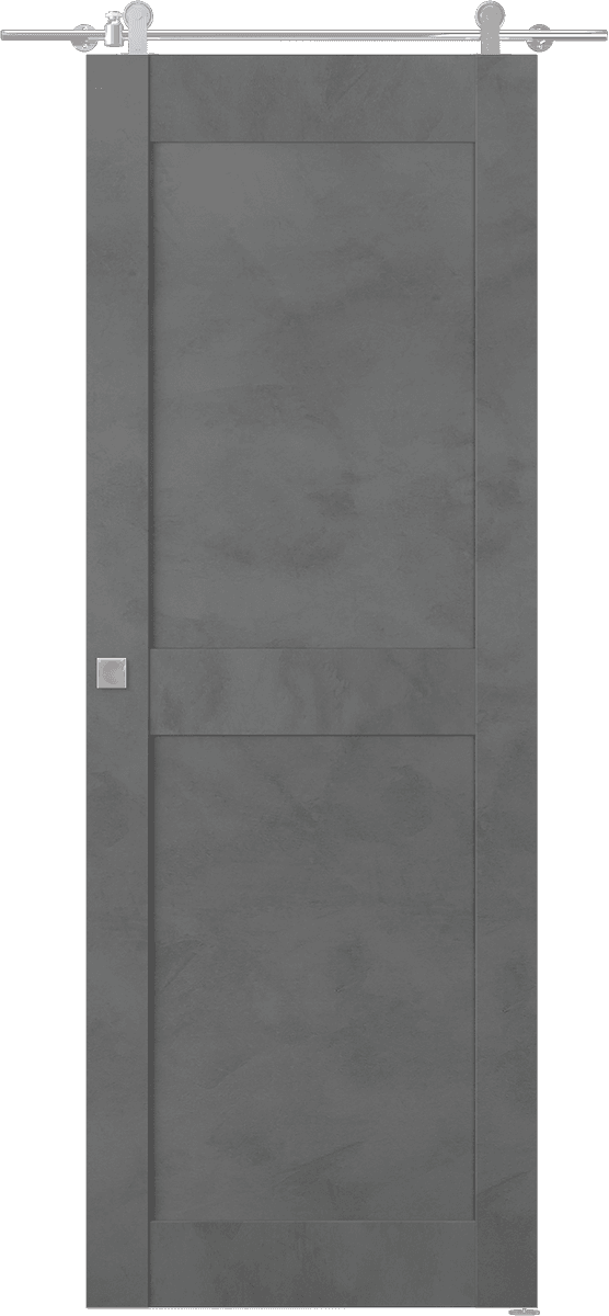 AVON 07 RN DARK URBAN DOUBLE BARN BELLDINNI MODERN INTERIOR DOOR - 1