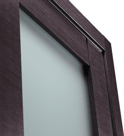 AVANTI 207 VETRO BLACK APRICOT DOUBLE BARN BELLDINNI MODERN INTERIOR DOOR - 3