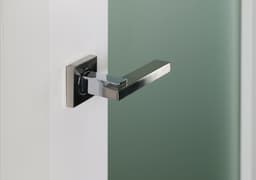 SMART PRO 207 VETRO POLAR WHITE DOUBLE POCKET BELLDINNI MODERN INTERIOR DOOR - 5