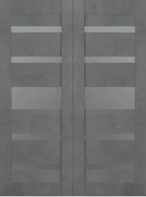 AVON 07-05 VETRO DARK URBAN DOUBLE BI-FOLD BELLDINNI MODERN INTERIOR DOOR - 3