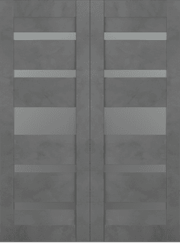 AVON 07-05 VETRO DARK URBAN DOUBLE BI-FOLD BELLDINNI MODERN INTERIOR DOOR - 3