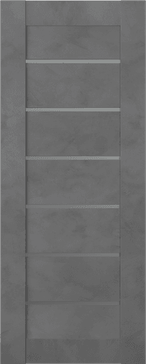 AVON 07-02 VETRO DARK URBAN BARN BELLDINNI MODERN INTERIOR DOOR - 2