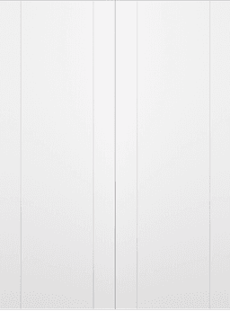 PALLADIO 2U BIANCO NOBLE DOUBLE BARN BELLDINNI MODERN INTERIOR DOOR - 2