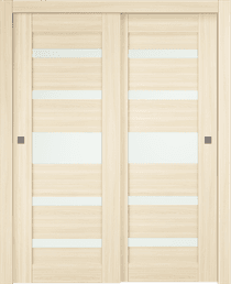 AVON 07-05 VETRO LOIRE ASH BYPASS DOORS BELLDINNI MODERN INTERIOR DOOR - 1