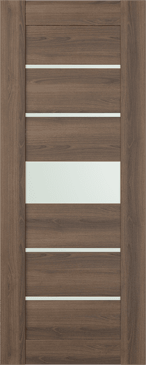 AVON 07-06 VETRO PECAN NUTWOOD SLAB DOORS BELLDINNI MODERN INTERIOR DOOR - 1
