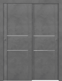 AVON 01 2H DARK URBAN BYPASS DOORS BELLDINNI MODERN INTERIOR DOOR - 1