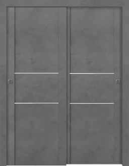 AVON 01 2H DARK URBAN BYPASS DOORS BELLDINNI MODERN INTERIOR DOOR - 1