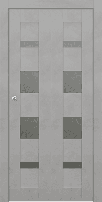 AVON 07-01 VETRO LIGHT URBAN BI-FOLD BELLDINNI MODERN INTERIOR DOOR - 1