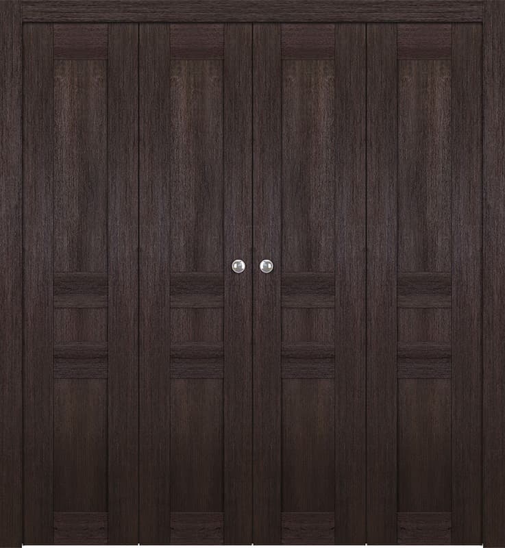 AVON 07 2R VERALINGA OAK DOUBLE BI-FOLD BELLDINNI MODERN INTERIOR DOOR - 1