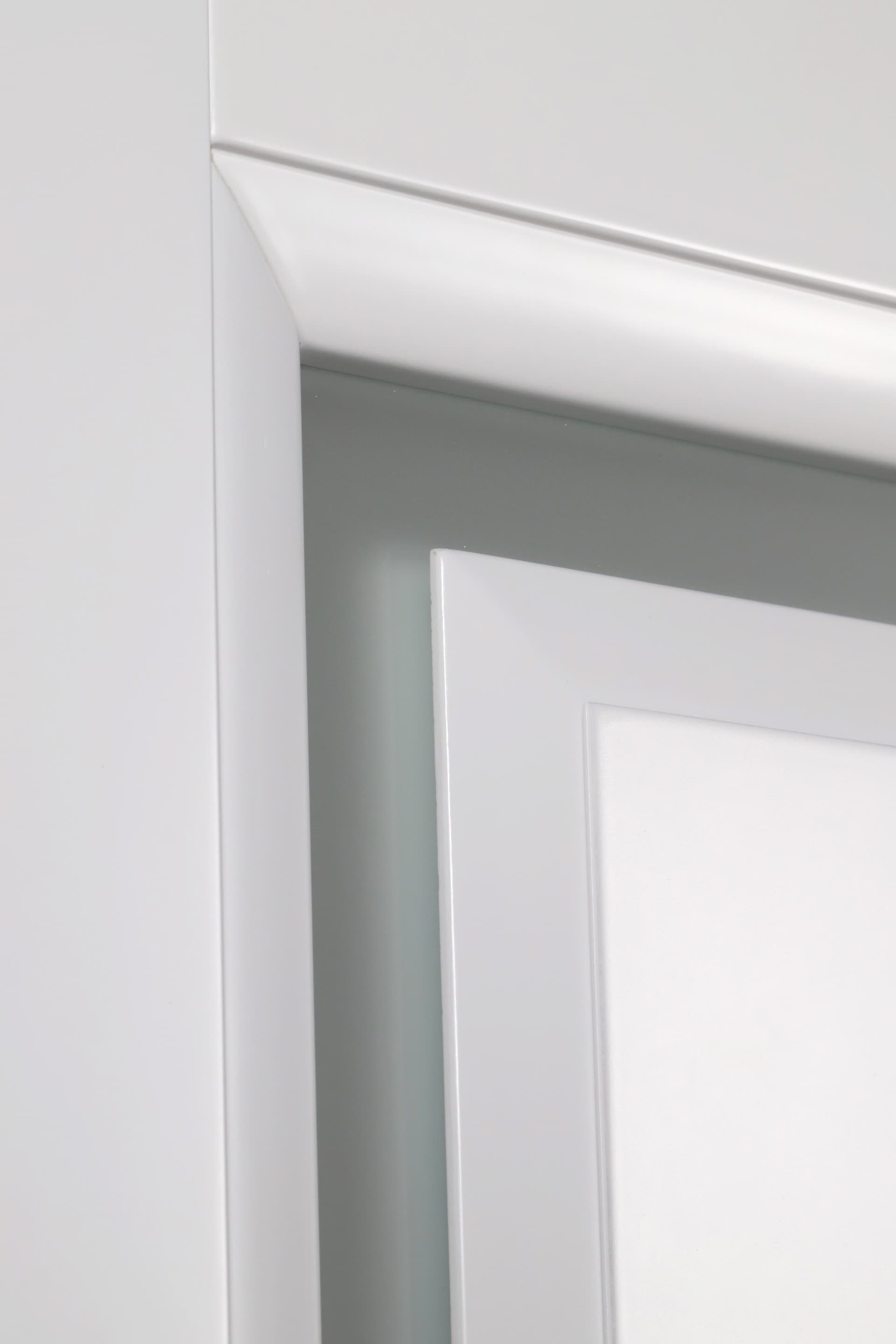 AURUM 1 VETRO LIGHT GREY SWING BELLDINNI MODERN INTERIOR DOOR - 5