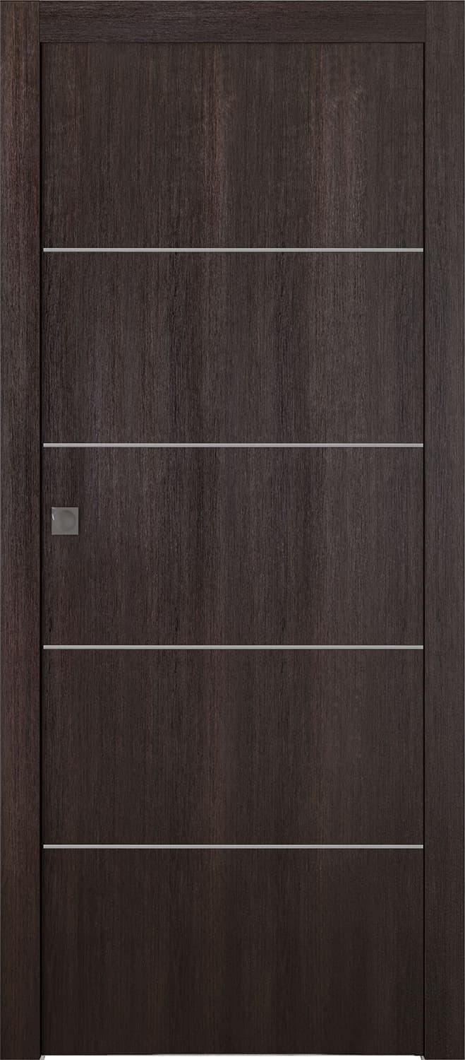 OPTIMA 4H VERALINGA OAK POCKET BELLDINNI MODERN INTERIOR DOOR - 1