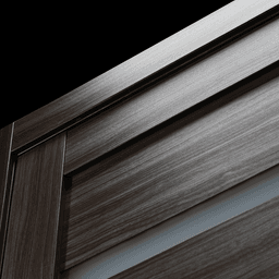 LEORA VETRO GRAY OAK DOUBLE BI-FOLD BELLDINNI MODERN INTERIOR DOOR - 2