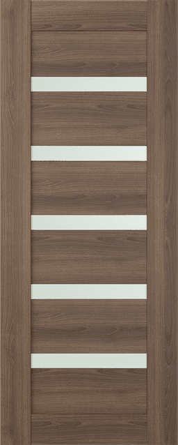 AVON 07-04 VETRO PECAN NUTWOOD SLAB DOORS BELLDINNI MODERN INTERIOR DOOR - 1