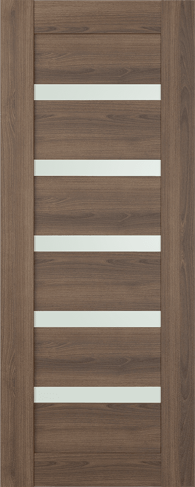 AVON 07-04 VETRO PECAN NUTWOOD SLAB DOORS BELLDINNI MODERN INTERIOR DOOR - 1