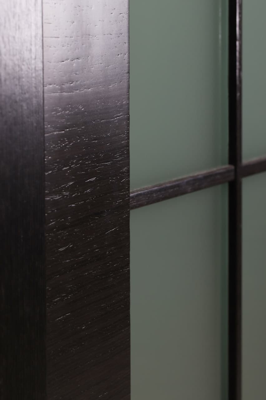 AVANTI 10 LITE VETRO BLACK APRICOT DOUBLE MAGIC BELLDINNI MODERN INTERIOR DOOR - 2