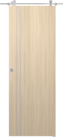 OPTIMA 2V LOIRE ASH DOUBLE BARN DOORS BELLDINNI MODERN INTERIOR DOOR - 1