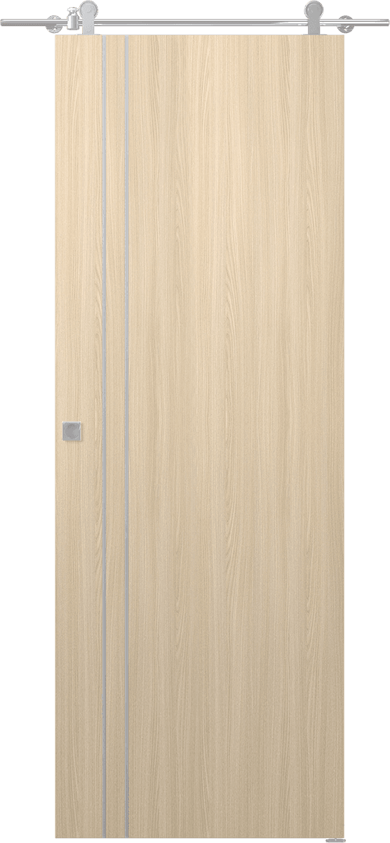 OPTIMA 2V LOIRE ASH DOUBLE BARN DOORS BELLDINNI MODERN INTERIOR DOOR - 1