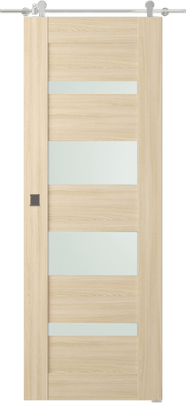 AVON 07-01 VETRO LOIRE ASH BARN DOORS BELLDINNI MODERN INTERIOR DOOR - 1