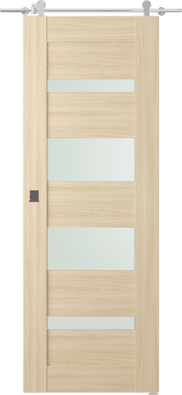 AVON 07-01 VETRO LOIRE ASH BARN DOORS BELLDINNI MODERN INTERIOR DOOR - 1
