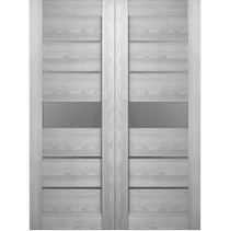 AVON 07-06 VETRO RIBEIRA ASH DOUBLE BELLDINNI MODERN INTERIOR DOOR - 2