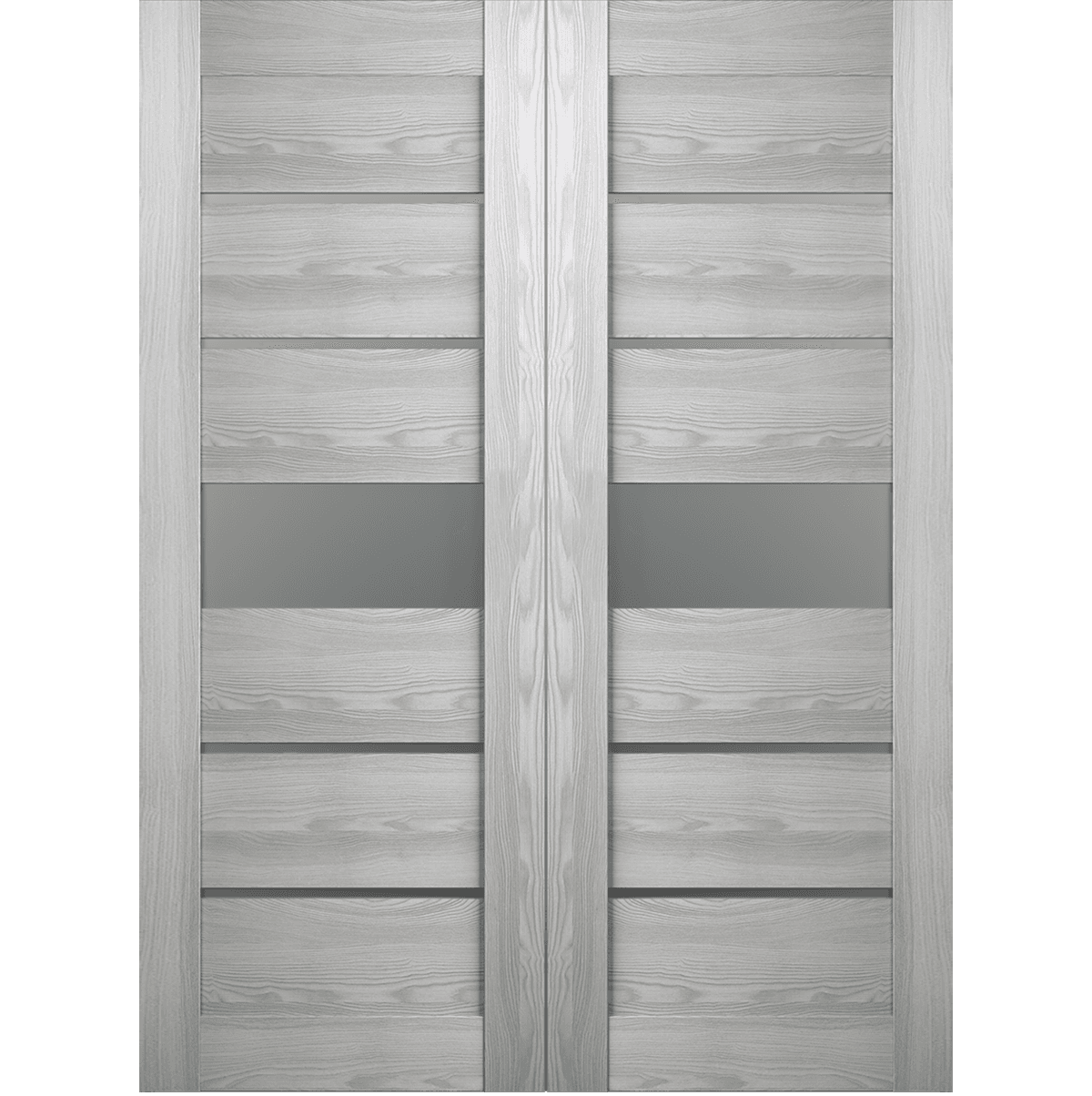 AVON 07-06 VETRO RIBEIRA ASH DOUBLE BELLDINNI MODERN INTERIOR DOOR - 2