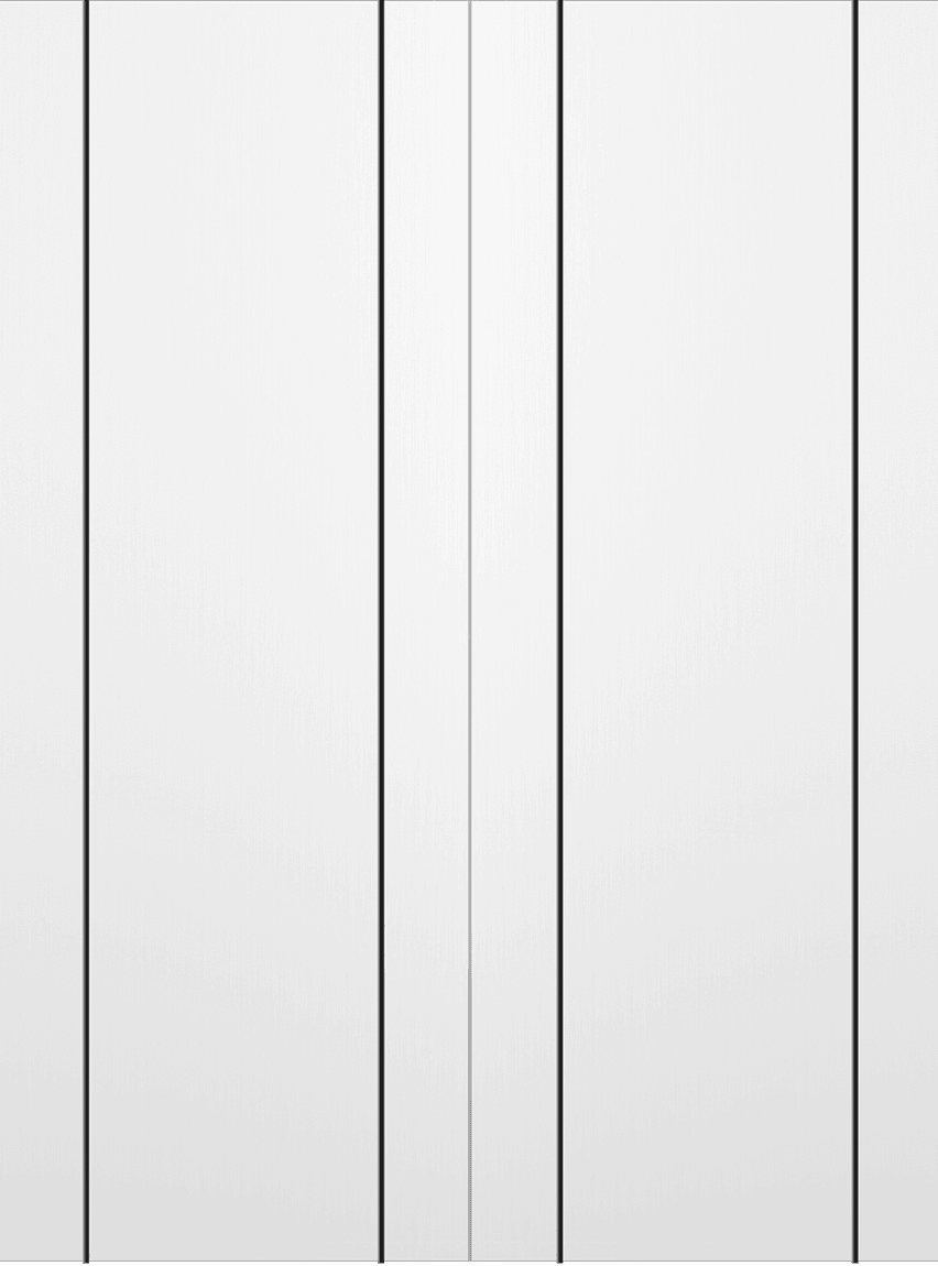 PALLADIO 2U BLACK BIANCO NOBLE DOUBLE BARN DOORS BELLDINNI MODERN INTERIOR DOOR - 2