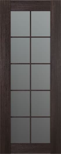 AVON 10 LITE VETRO VERALINGA OAK SLAB BELLDINNI MODERN INTERIOR DOOR - 1