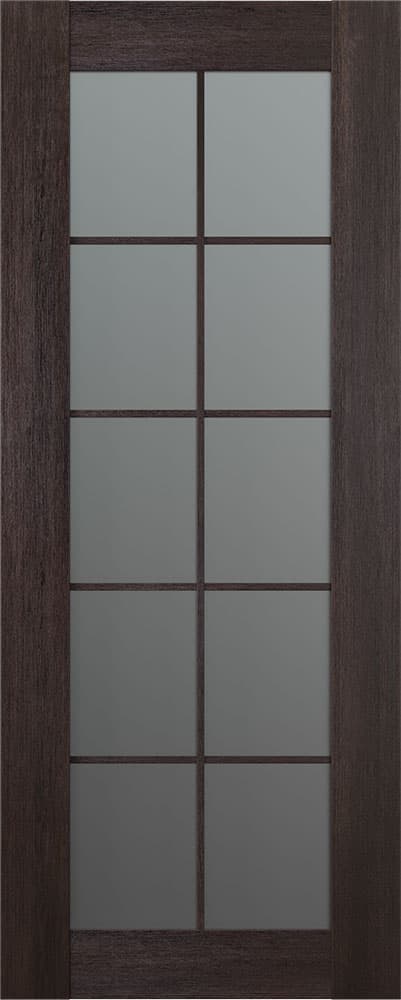 AVON 10 LITE VETRO VERALINGA OAK SLAB BELLDINNI MODERN INTERIOR DOOR - 1