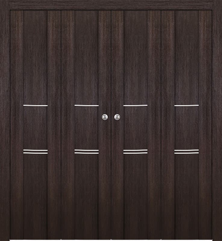 AVON 01 3H VERALINGA OAK DOUBLE BI-FOLD BELLDINNI MODERN INTERIOR DOOR - 1