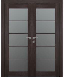 AVON 5 LITE VETRO VERALINGA OAK CLOSET BELLDINNI MODERN INTERIOR DOOR - 1