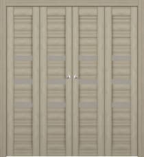 DORA VETRO SHAMBOR DOUBLE BI-FOLD BELLDINNI MODERN INTERIOR DOOR - 1