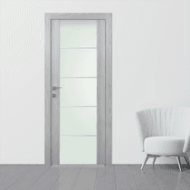 AVON 202 4H VETRO RIBEIRA ASH DOUBLE BELLDINNI MODERN INTERIOR DOOR - 7