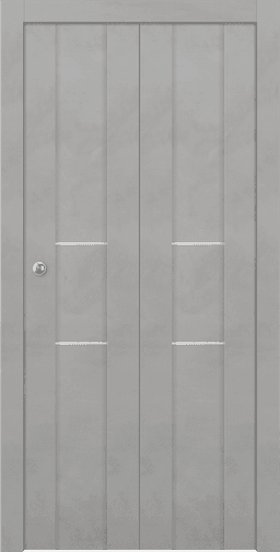 AVON 01 2H LIGHT URBAN DOUBLE BI-FOLD BELLDINNI MODERN INTERIOR DOOR - 1